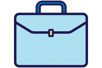 Icon of a briefcase
